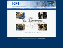 Tablet Screenshot of bauch-maschinentechnik.de